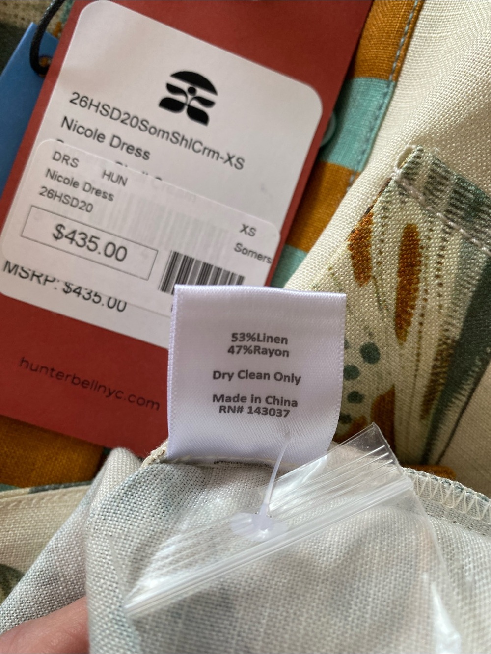 Hunter Bell Nicole Dress XS NWT - Picture 5 of 5